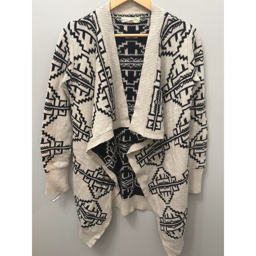 Staring At Stars Urban Outfitters Aztec Geometric Waterfall Cardigan Knit Boho M